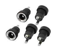 sourcing map Connecteur DC 5pcs 5.5mmx2.1mm Accessoires élec.s