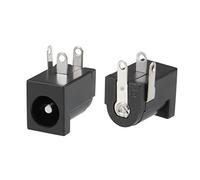 sourcing map Connecteur De Prise d'alimentation 5,5x2,1mm DC 15pcs