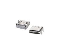 sourcing map- Connecteur de prise femelle USB 3.1 Type C, Port Jack, 16 broches DIP 180 degrés, 30 pièces