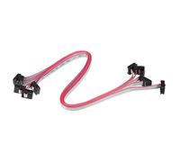 sourcing map Connecteur IDC 6 Broche Connecteur Femelle câble Ruban Plat Câble Nappe 30cm 2mm,5pcs