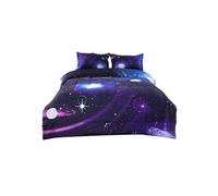 sourcing map- Consolateur Galaxies Déposée Duvet Réversible drap Violet 200x230cm