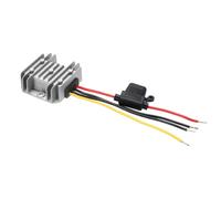 sourcing map Convertisseur de puissance DC 36/48 V vers DC 12 V, sortie 10 A 120 W, réducteur de tension, régulateur de batterie, adaptateur de batterie, transformateur étanche avec fusible pour