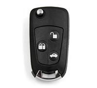 sourcing map Coque de clé 3 Boutons Plip Télécommande avec Lame Porte-clé Boîte Rechange pour Ford Mondeo Focus Fiesta