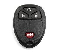sourcing map Coque de clé pour Chevrolet HHR KOBGT04A Plip Télécommande 4 Boutons Boîte Rechange