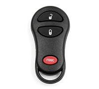 sourcing map Coque de clé pour Dodge 3 Bontons Plip Télécommande 04686481 Boîte Rechange