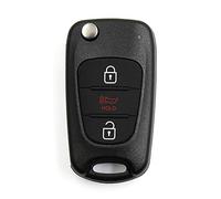 sourcing map Coque de clé pour Kia NYOSEKSAM11ATX 3 Boutons Plip Télécommande avec Lame Boîte Rechange