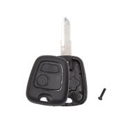 SOURCING MAP Coque de clé pour Peugeot 106 206 306 307 405 Plip Télécommande 2 Boutons avec Lame Boîte Rechange