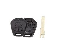 sourcing map Coque de clé pour Porsche Cayenne 911 996 Boxster S 986 Télécommande 2 Boutons avec Lame Non Coupé Boîte Rechange