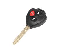 sourcing map Coque de clé pour Toyota pour Scion HYQ12BBY Plip Télécommande 3 Boutons avec Lame Boîte Rechange