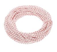 sourcing map Corde de démarrage à rebond - 5 mm de diamètre - 100 m - En polyester - Pour tondeuse à gazon, tronçonneuse, générateur, débroussailleuse - Pièces de rechange - Rouge et blanc