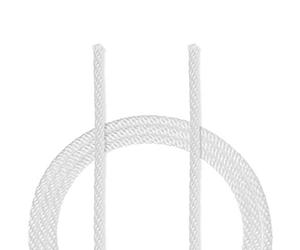 sourcing map Corde Démarrage à Recul 5mm Diamètre 3 Mètre 9.8ft Polyester Tirer Cordon pour 173F 188F 190F Tondeuse à Gazon Moteur Coupe Pièce