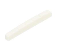 sourcing map Corde Pré-encastré Électrique Guitare Os Sillet pour LP Guitare Remplacement Bass Blanc, 42x3.5x5.5mm