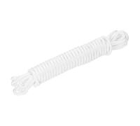 sourcing map Corde tressée en polypropylène de 15 m, 12 mm, pour intérieur et extérieur, camping, corde à linge blanche