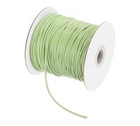 sourcing map Cordon en polyester ciré - 2 mm - Pour la fabrication de bracelets, colliers, perles, bijoux et loisirs créatifs - Vert clair - 2 mm