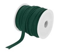 sourcing map Cordon passepoil 18 m 1,27 cm pour couture, loisirs créatifs, bordure en tissu Vert foncé