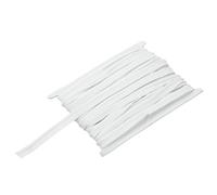 sourcing map Cordon passepoil de 10 m 1,6 cm pour couture, loisirs créatifs, bordure en tissu - Blanc