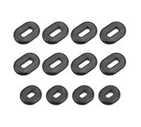 sourcing map Côté Couverture Oeillet Unique Côté Caoutchouc Ovale Rondelle pour Moto 2 Set