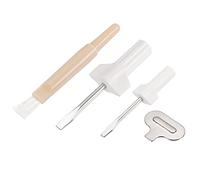 sourcing map Coudre Machine Réparation Kit Include Filetage Enlèver Outil Nettoyage Brosse Tournevis, 4Pcs