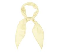 sourcing map Couleur Unie Rhombe Cou Écharpe Écharpes Maigre Long Foulard pour Femmes Crème M