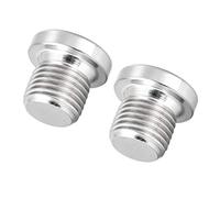 sourcing map Countersunk Bouchon Interne Tête Hexagonale Prise avec Bride G Mâle Acier Inoxydable Tuyau Raccord Filetage G1/4 2Paquet