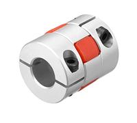 sourcing map Coupleur Arbre 14mm à 15mm Alésage L35 x D30 Flexible Accouplement Joint pour Servo Moteur Pas à Pas