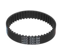 sourcing map Courroie de Distribution en Caoutchouc HTD-5M de 230 mm de Circonférence Extérieure x 15 mm de Largeur x 3,6 mm de Hauteur, avec 46 Dents en Boucle Fermée, Pas de 5 mm.