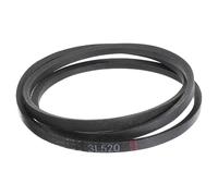 sourcing map Courroie trapézoïdale classique en caoutchouc enveloppée 3L520, circonférence extérieure de 1321 mm, profil 3L, ceinture en V de 0,95 cm de largeur et 2,2 cm de hauteur