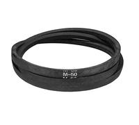 sourcing map Courroie trapézoïdale d'entraînement M-50 50" Longueur Pas Courroie de Transmission en Caoutchouc d'alimentation Industrielle