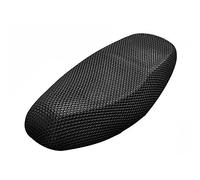 Sourcing Map Coussin de siège de Moto en Maille Filet Respirant Noir Taille XXL