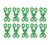 sourcing map Couture crochet et Œil, 12pcs - Polyester Couvert Couture crochet et Yeux Fermeture pour Vêtements, Soutien-gorge, Jupe, Couture DIY (Vert, 23mm Longueur)