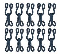 sourcing map Couture crochet et Œil, 24pcs - Polyester Couvert Couture crochet et Yeux Fermeture pour Vêtements, Soutien-gorge, Jupe, Couture DIY (Marine Bleu, 37mm Longueur)