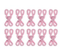 sourcing map Couture crochet et Œil, 30pcs - Polyester Couvert Couture crochet et Yeux Fermeture pour Vêtements, Soutien-gorge, Jupe, Couture DIY (Rose, 23mm Longueur)