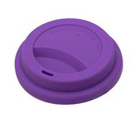 sourcing map Couvercle Tasse Resuable ronde en silicone étanche Violet