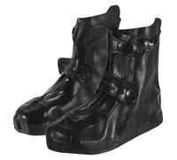 sourcing map Couvre-chaussures imperméables antidérapants avec double boucle pour homme et femme, Noir , XX-Large