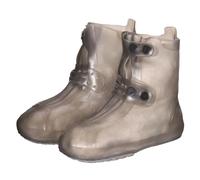 sourcing map Couvre-chaussures imperméables antidérapants avec double boucle pour homme, marron, XXL (US8)