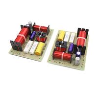 sourcing map Crossover Filtres 3 Voies Diviseur Fréquence 2pcs Haut Parleur Audio pour Amplificateur 180W