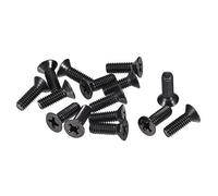 sourcing map Cruciforme Vis Attache M4 x 12mm Interrupteur Noir 50pcs | pour Portable PC TV Ventilateur