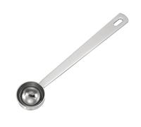 sourcing map Cuillère à mesurer de 5 ml à long manche pour café moulu, café, thé, sucre, cuisine, pâtisserie, argent