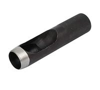 sourcing map Cuir Joint Ceinture Sangle Trou Perforé Outil à Main Noir 19mm Ø