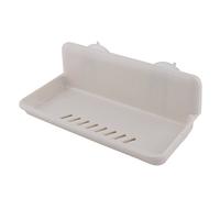 sourcing map Cuisine Salle Bain ménage Suspension Murale en Plastique Tablette Rangement Ventouse