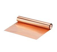 sourcing map Cuivre Feuille Rouleau 3500mm X 200mm X 0.02mm, 99,9% PURE Cuivre Bande Cuivre Clignotant Métal Feuille Plaque pour Electricité DIY Projets (Plusieurs Tailles)