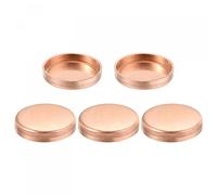 sourcing map Cuivre Terminal Capuchon Tuyau Raccord Sueur Bouchon Raccordement 32mm(1.26") Diamètre Interne pour Eau Tuyau Plomberie Paquet de 5