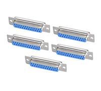 sourcing map D-Sub Connecteur DB25 femelle 25 broche 2 rangée Porte Borne Breakout 5Pcs
