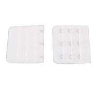 sourcing map Dame coton 3 rangs 3 crochet Soutien-gorge blanc Extension 2pc