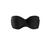 sourcing map Dame sans Bretelle Soutien-Gorge Demi Tasse Push Up Soutien-Gorge Convertible Noir 30A