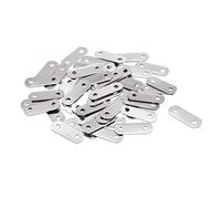 sourcing map d'assemblage plaques Connecteur coin TV fixation plat 23mmx8mm 50pcs