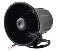 sourcing map DC 12V 15W Remplacement Sirène Alarme sécurité Klaxon de Voiture Noir