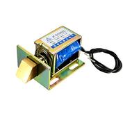 sourcing map DC 12V 1A 25N 10mm Tirer Type Cadre Ouvert Mouv. Lin. Solénoïde Électro-aim.