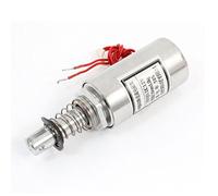 sourcing map DC 12V Type Traction électro-aimant solénoïde linéaire Mouvement 0mm 1kg