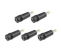 sourcing map DC Alimentation Connecteur 5.5x2.1mm Femelle Jack à 4.0x1.7mm Mâle Adaptateur Connecteur 5Pcs